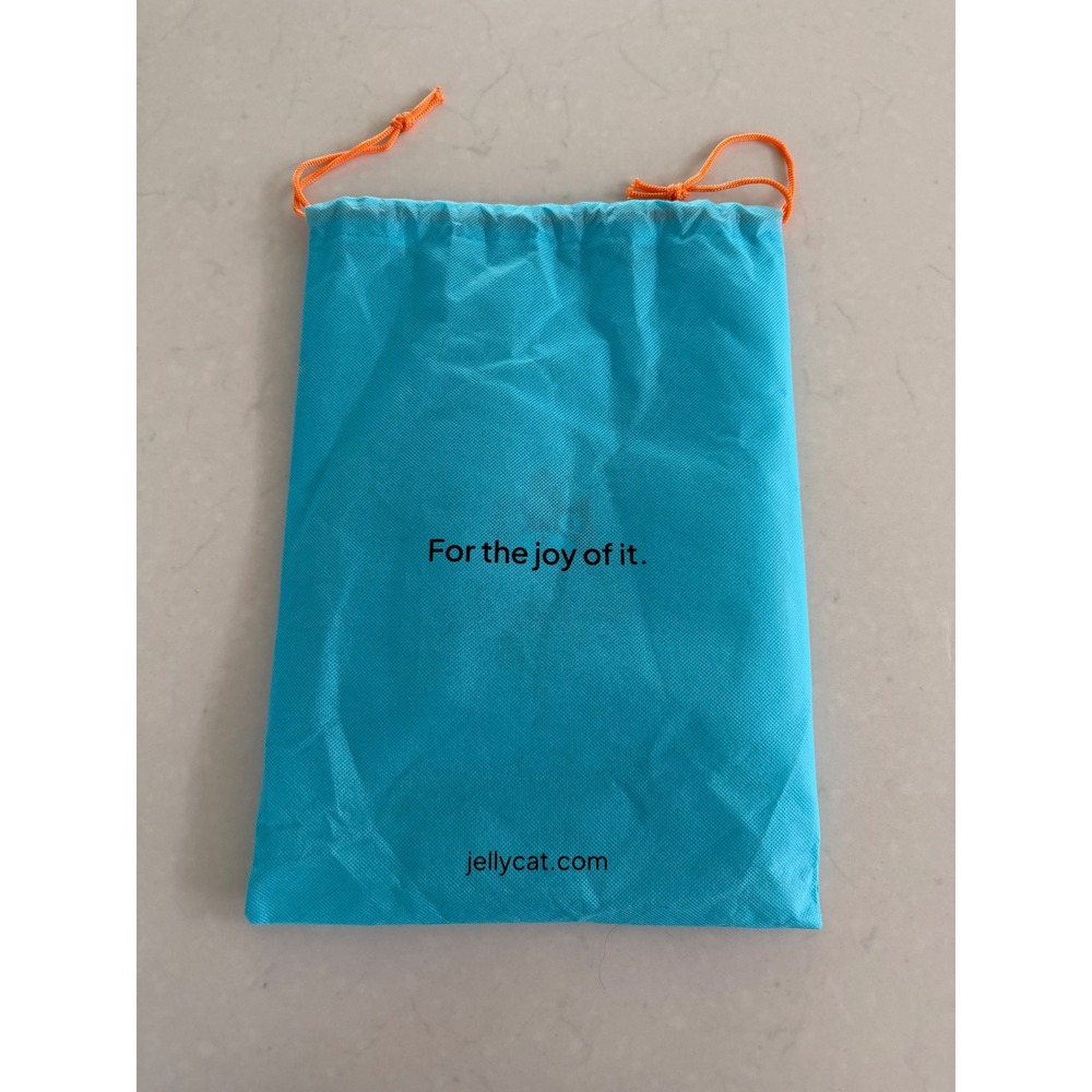 Jellycat London Blue Drawstring Dust Bag Cat Logo Gift Pouch Storage Accessory - Picture 2 of 2